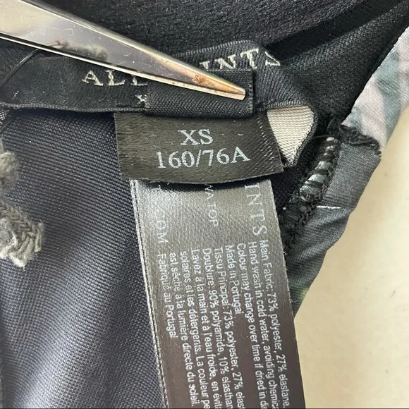 ALL SAINTS NWT SOFIA NELUWA BIKINI TOP STRAPLESS HALTER TOP SWIM - Picture 11 of 12